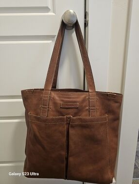 FRYE&Company Large Brown Leather Tote
